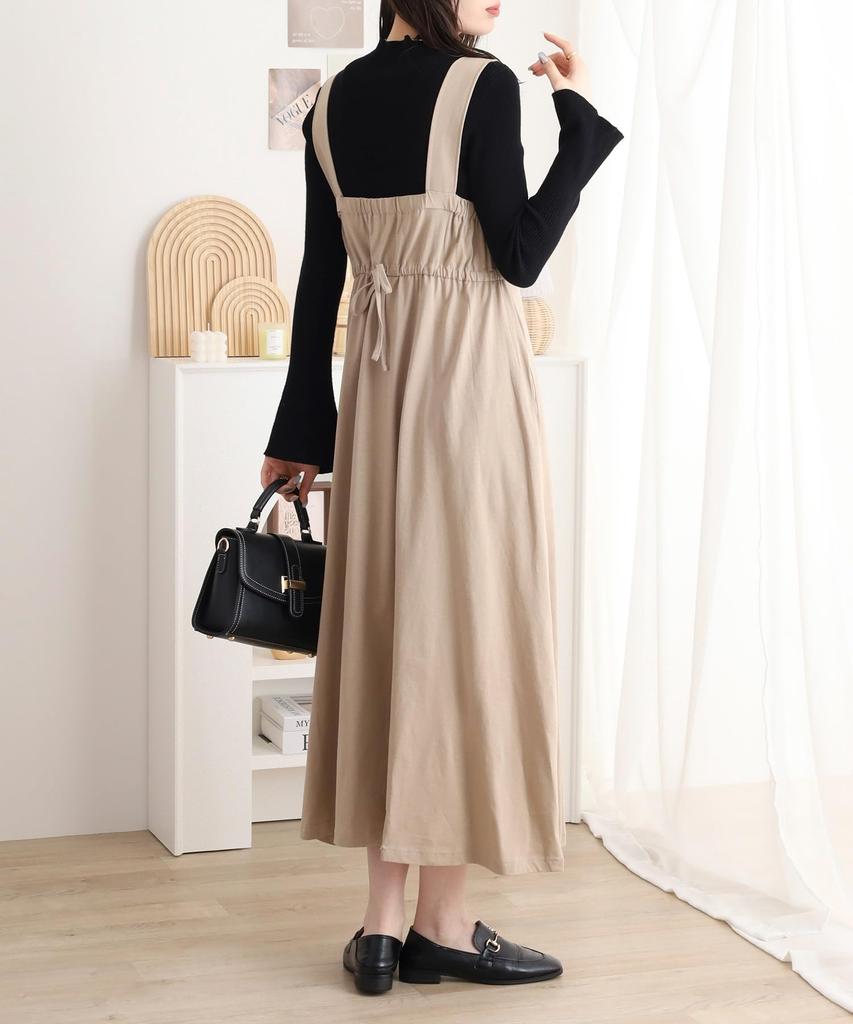 Jungle Jalopy Sleeveless Solid Casual WK-0506 Women's Dress, Maxi/Long Length, Color, Top, Cotton, Spring/Summer, Gray/Beige, M-L