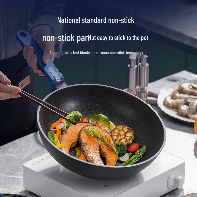 Deshlang Blue Shark Pro Non-stick Wok
