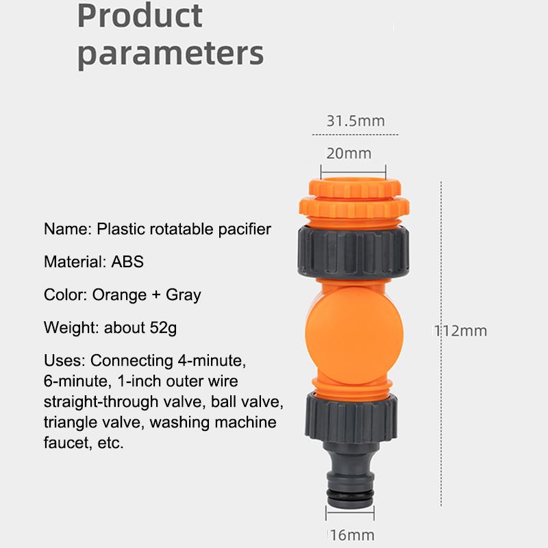 Gartenschlauchverbinder, 1/2 Zoll Wasserhahnadapter, Kunststoff Schnellkupplung Klickverschluss für Bewässerung