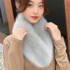 Thick Warm Double Sided Scarf Windproof Fur Collar Trim Winter Neck Wrap  Winter Neck Protection