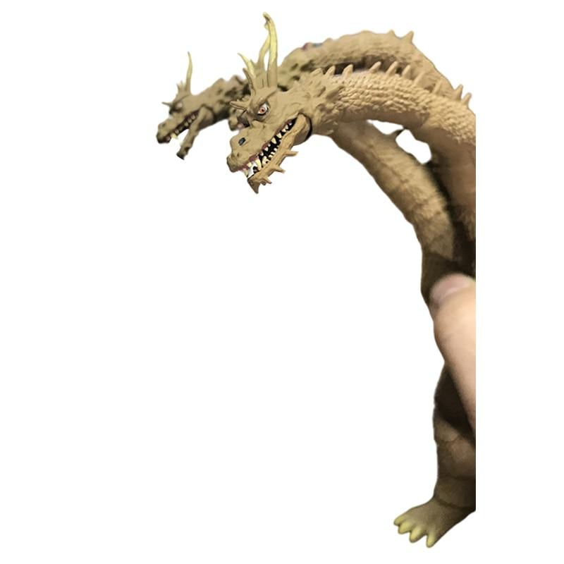 30cm Shf Shm Godzilla Anime Figure King Of King Kitola Three -Headed Dragon 2 Generation Animation Figma Pvc Toy Collection Gift