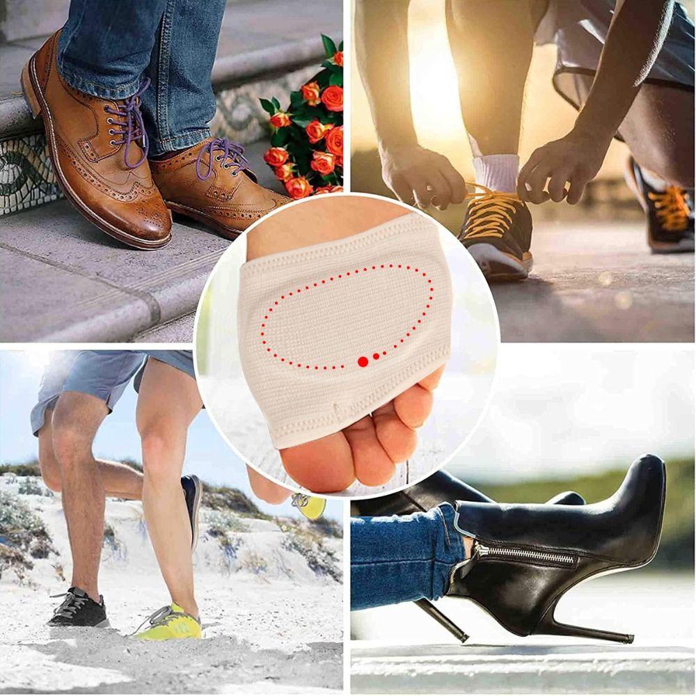 Breathable Metatarsal Pads Silicone Gel Toe Separators Multifunctional Forefoot Pads Foot Care