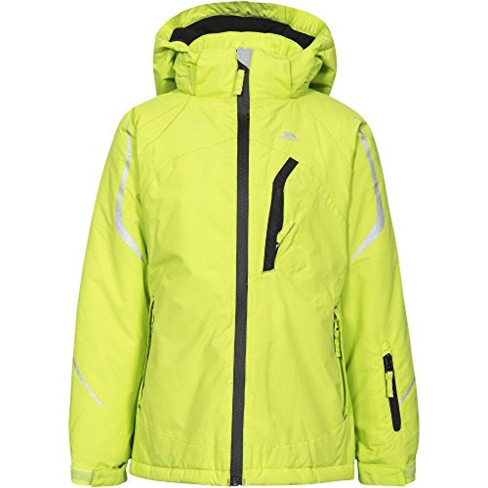 neon green ski jacket