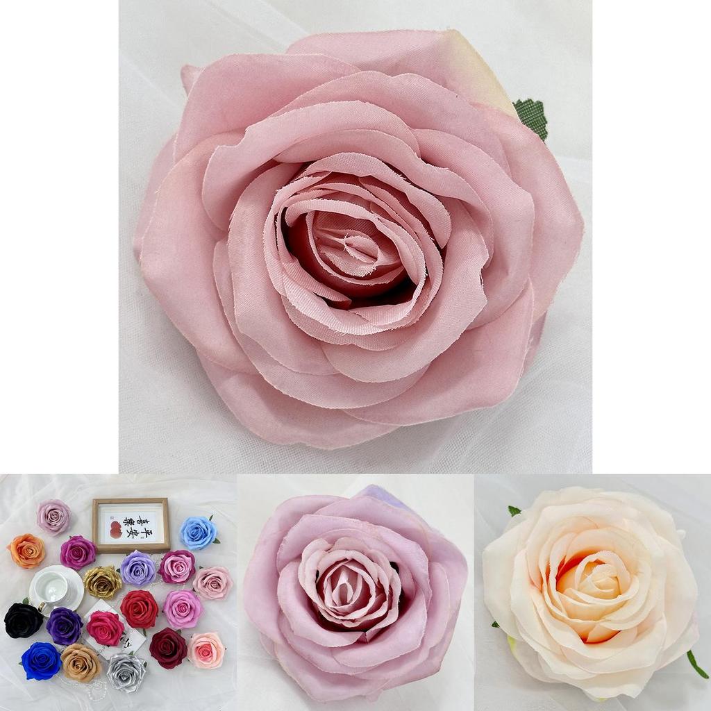 Rose Synthetic Flowers For Wedding And Home Decor With Multicolor Silk Fabric For Photo Shoots