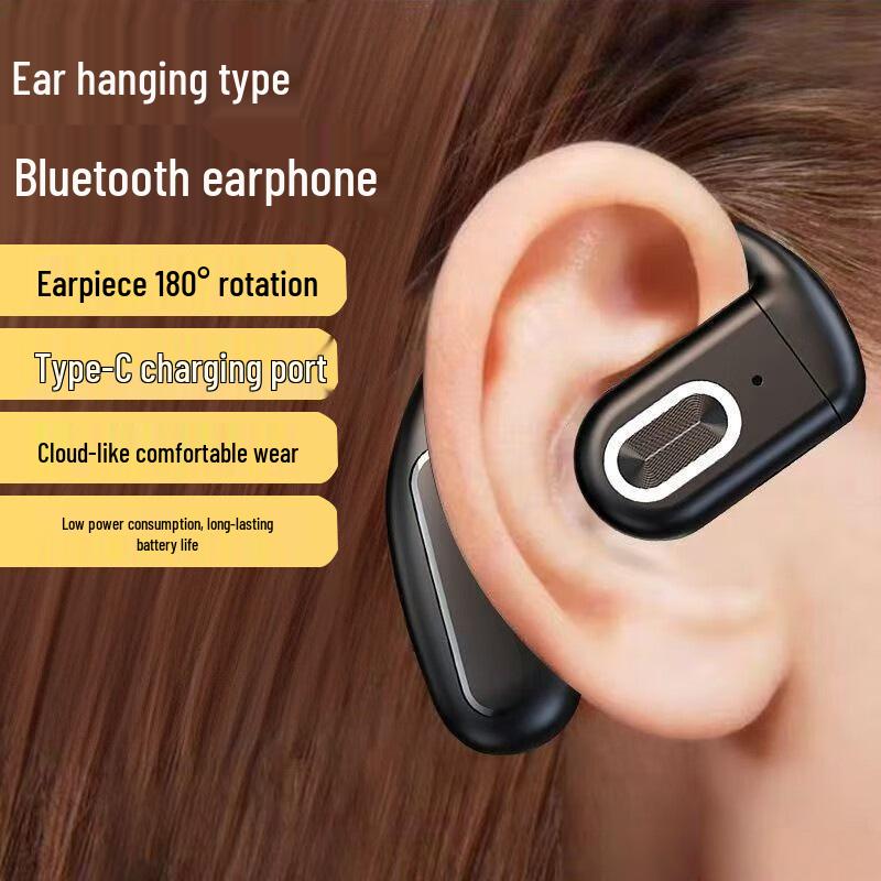 Z70 Sports Ear-Hook Bluetooth Headphones: Noise-Canceling, Non-In-Ear, Ultra-Long Battery Life, Comfortable Fit