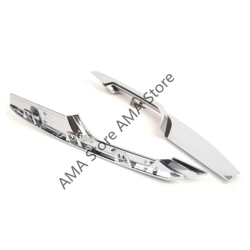 

X7JF Trim Headlight Guard Luxury Lines Headlight Protector Electroplated Headlight Cover Strong Shielding for Car 3 Models темно серый