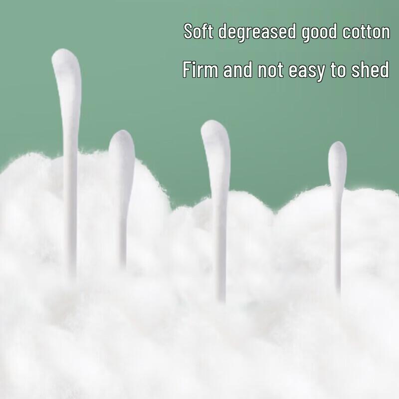 Chahua Baby Ultra-fine Double-headed Paper Stick Cotton Swabs