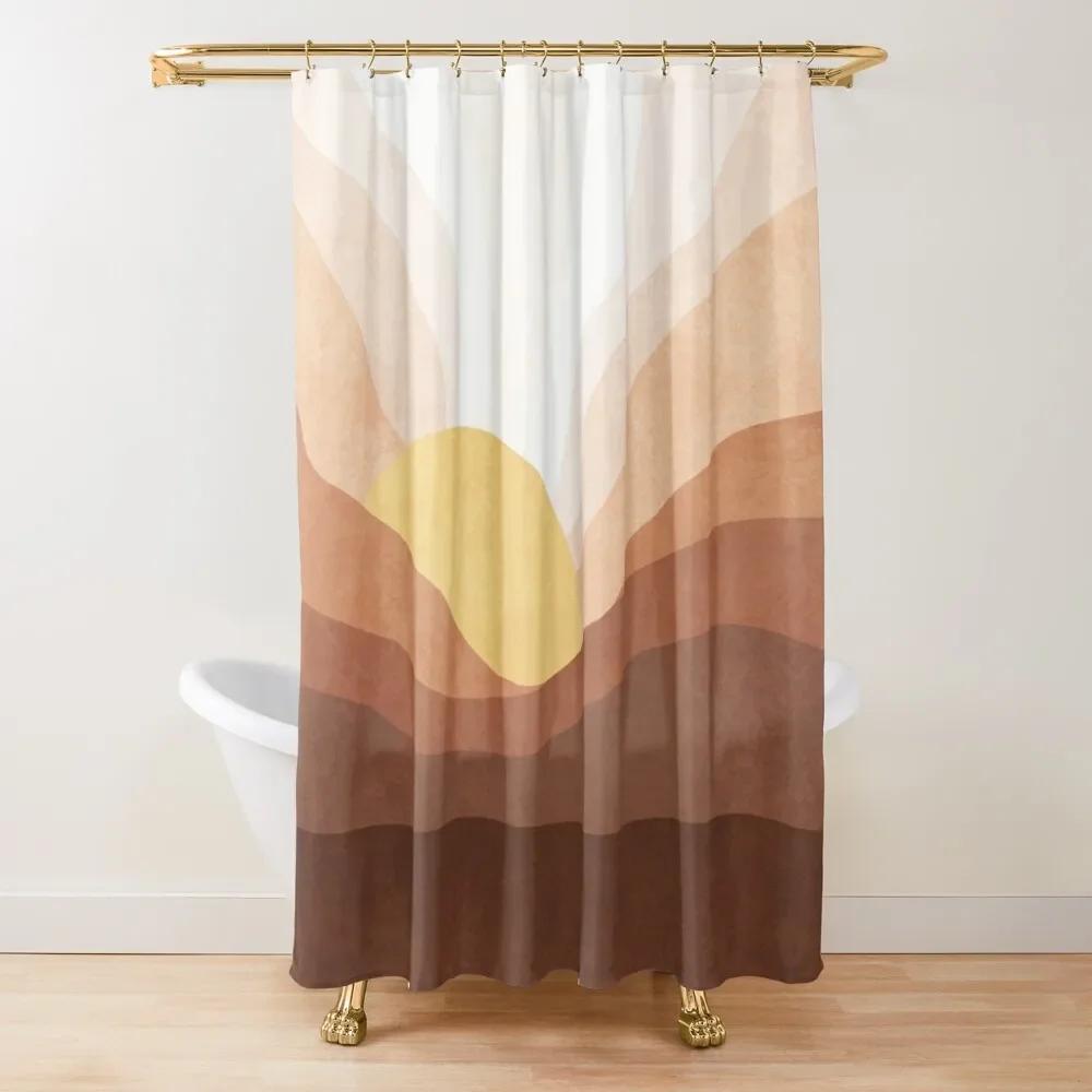 Sage Green Watercolor Ombre Shower Curtain Bathroom Fabric Polyester Waterproof Modern Shower Curtains Bath Decor with 12 Hooks
