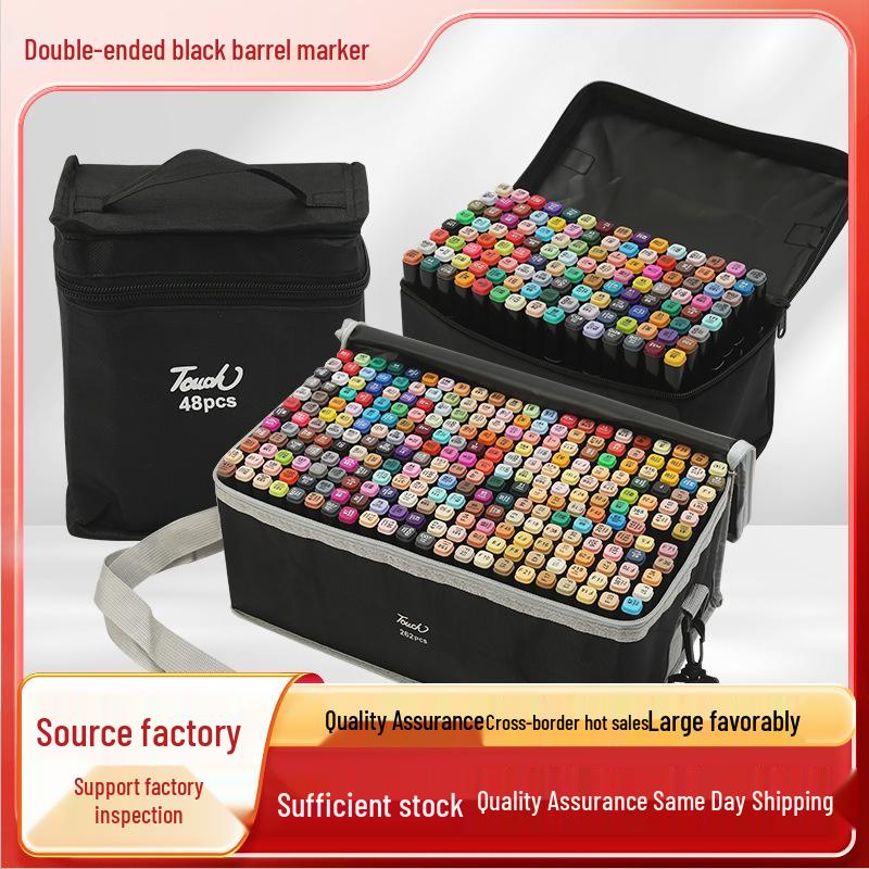 Dual-Tip Alcohol-Based Oily Marker Set for Kids - Watercolor Drawing Pens