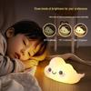 Rechargeable LED Silicone Night Light - Ambient Bedside & Desk Lamp