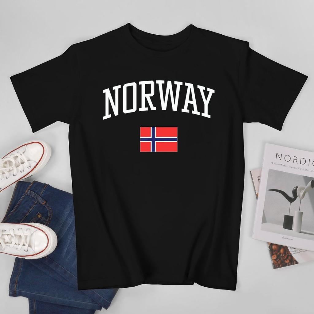 More Design Norway Flag Norse Unisex Tshirt Tees Tshirt Oneck T Shirts Unisex Boys Clothing 100 Cotton