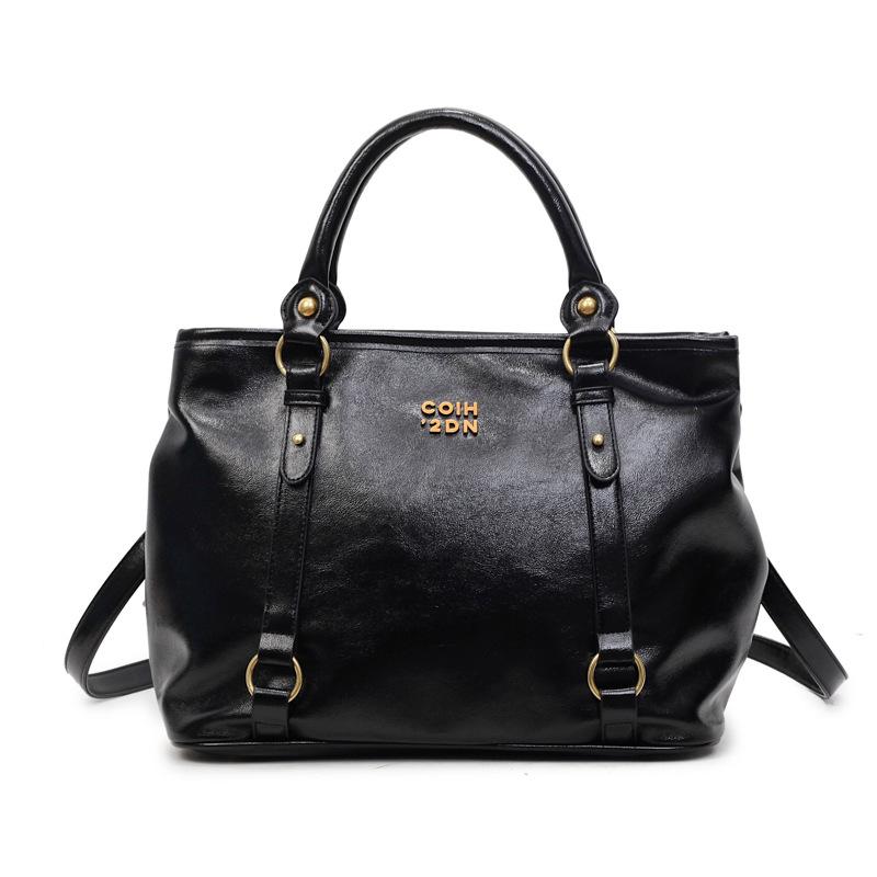 

Женский рюкзак-сумка Новая мода Сумка-мессенджер Большой вместимости Дорожная сумка-тоут чёрный