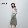 ONLY Women's Spliced Faux Two-Piece Midi Dress