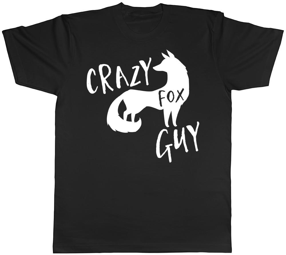 Crazy Fox Guy Mens T-Shirt S