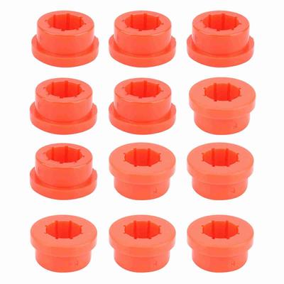 12 Bujes de Repuesto Brazo de Control Inferior Trasero Camber Brazo de Control de Suspensión Compatible con Civic Integra Rojo