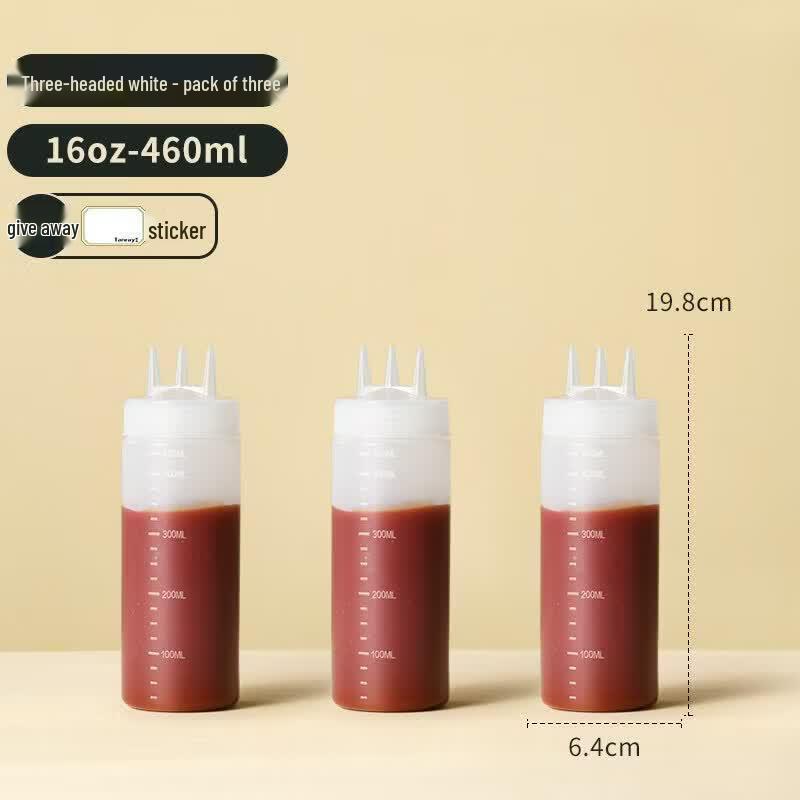 ZISIZ Plastic Squeeze Sauce Bottle