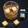 Pietre Refrigeranti Raffreddatore per Birra per Whisky Vino Bevande Strumento da Bar Riutilizzabile Acciaio Inossidabile Cubetto di Ghiaccio Congelamento Rapido Metallo Argentato Pallina di Ghiaccio