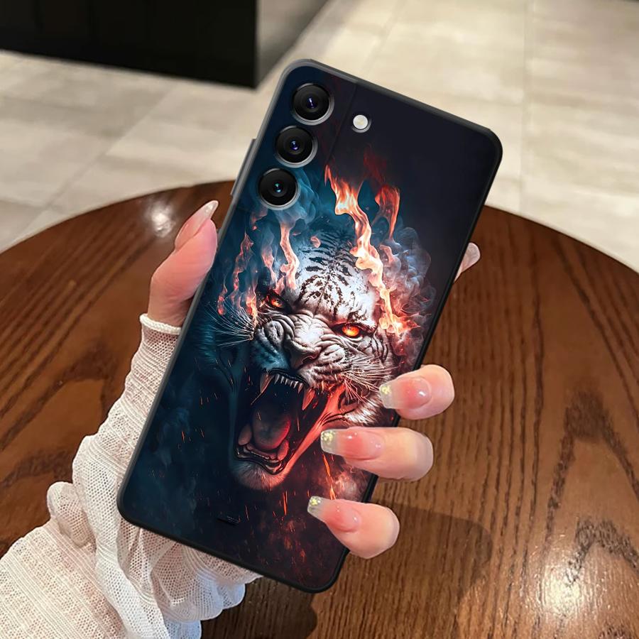 Case for Samsung Galaxy A32 A25 A71 A24 A52 A36 A55 A41 A23 A53 A35 A26 A72 A73 A51 A22 Phone Cover Cool Animal Tiger Lion Horse