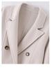 2025 Stylish Mid-Length Double-Sided Wool Coat for Women: Elegant Korean Design, Perfect for Modern Moms