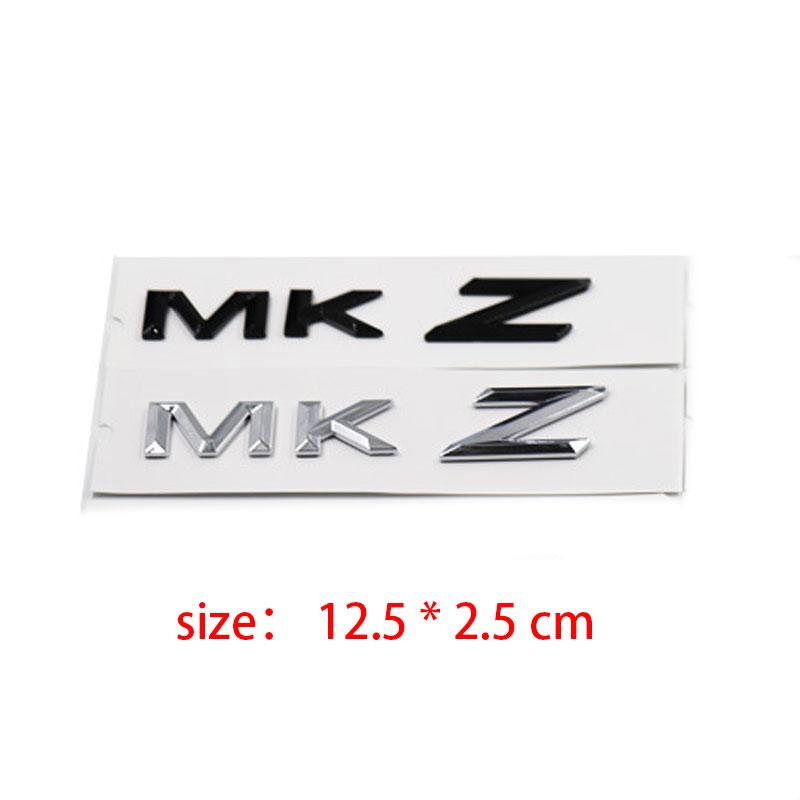 For MKZ Continental Modified Car Rear Logo MKC MKX Rear Trunk Logo 2.0T 3.0T AWD Displacement Logo English Car Logo