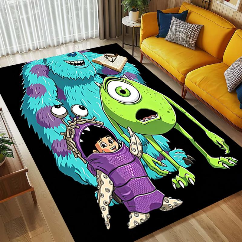 Monster Inc Living Room Nonslip Area Rug Soft Carpet For Bedroom Game Playroom Sofa Office Home Decor Doormat Christmas Gift C926533