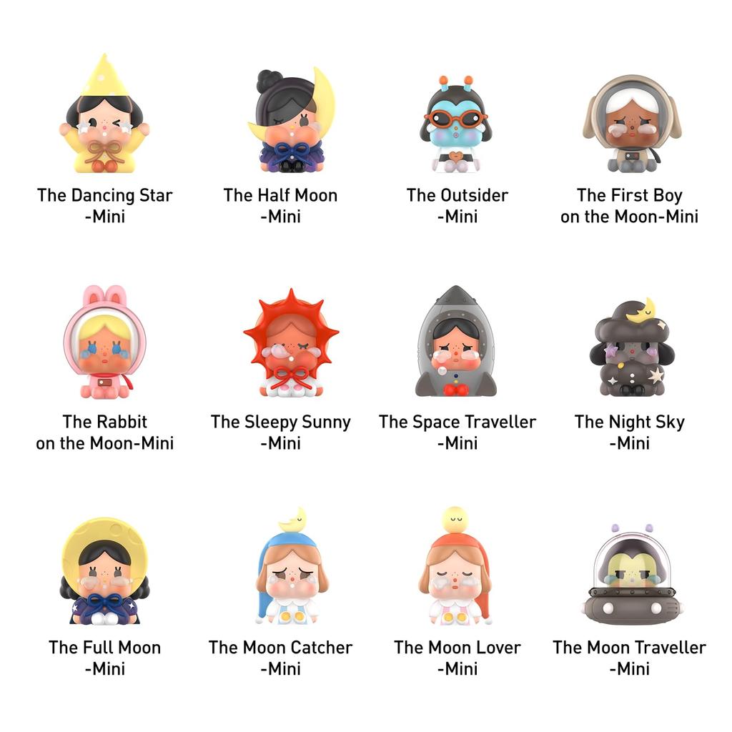 [POP MART Official Store] CRYBABY CRYING TO THE MOON SITTING Series [3 Pieces] Crybaby Pop Mart Blind Box Figure Toy Gacha Gacha Plastic Model Gift