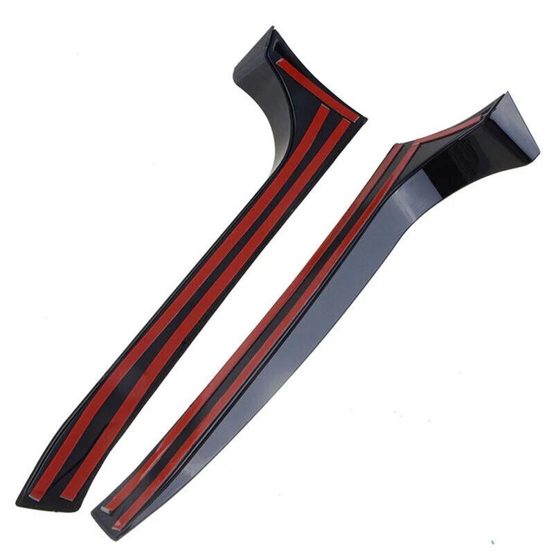 Spoiler Canard Lateral Lunetă Aripă Splitter pentru Golf 6 MK6 GTI 2008 2013 Spoiler Lateral Lunetă Specificație OEM Plastic Înlocuire