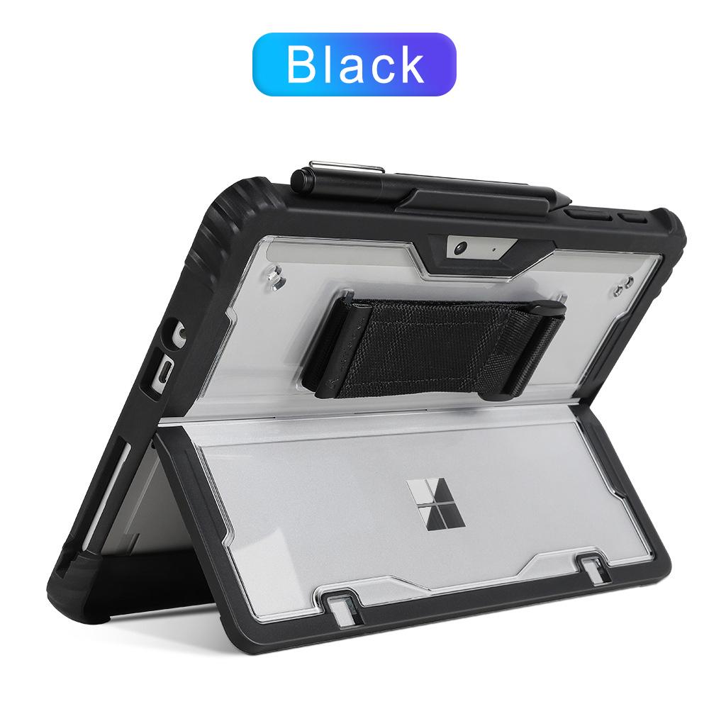 for Microsoft Surface Pro 4 5 6 7 8 9 Case for Surface go 1 2 3 4Silicone Acrylic Protective Case with Magnetic Attract Pen Slot