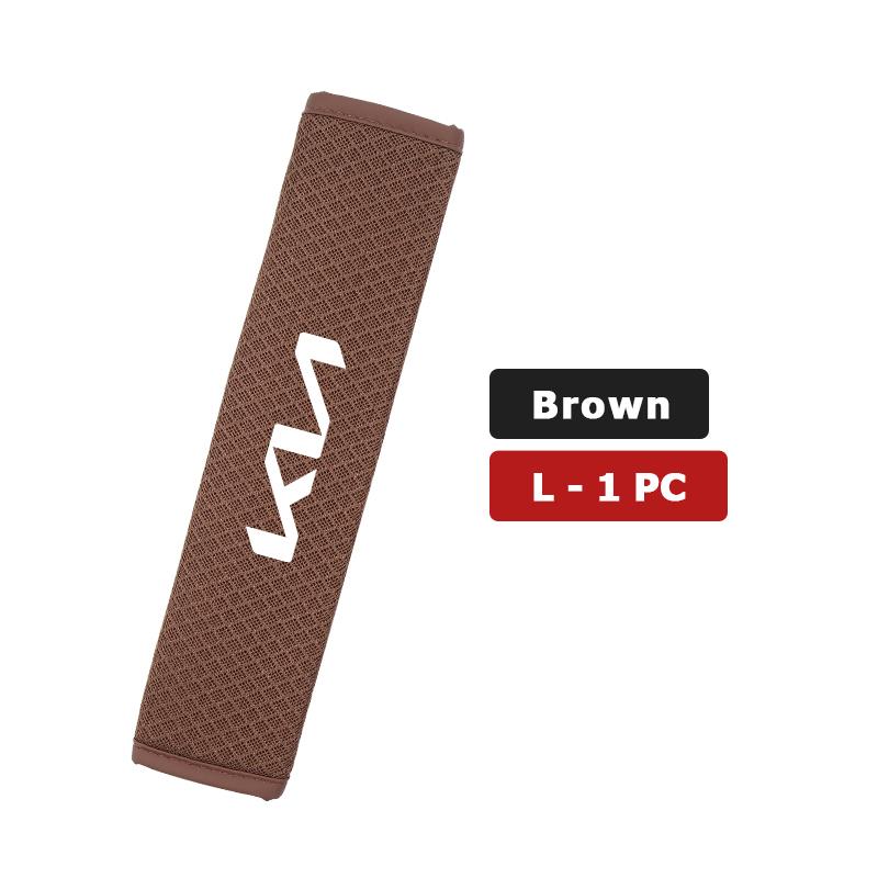 CAONU1 Car Adjustable Ice Silk Shoulder Cover Seat Belt Pad Strap Padding Accessories For KIA Ceed Sportage Rio K5 K2 Optima Cerato