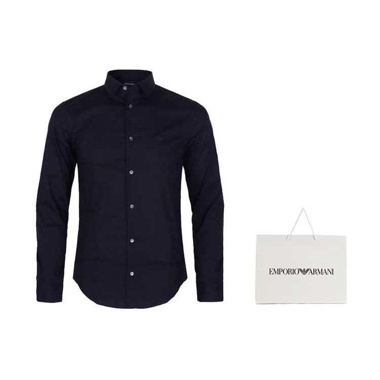 Emporio Armani Shirt Men's Blue 8N1C09-1NI9Z-0934