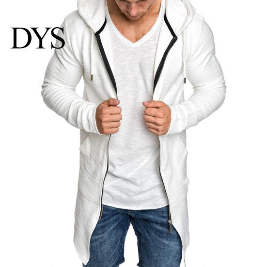 Felpe Morbide con Zip a Manica Lunga Cardigan Casual Lungo da Uomo per Giacca da Esterno