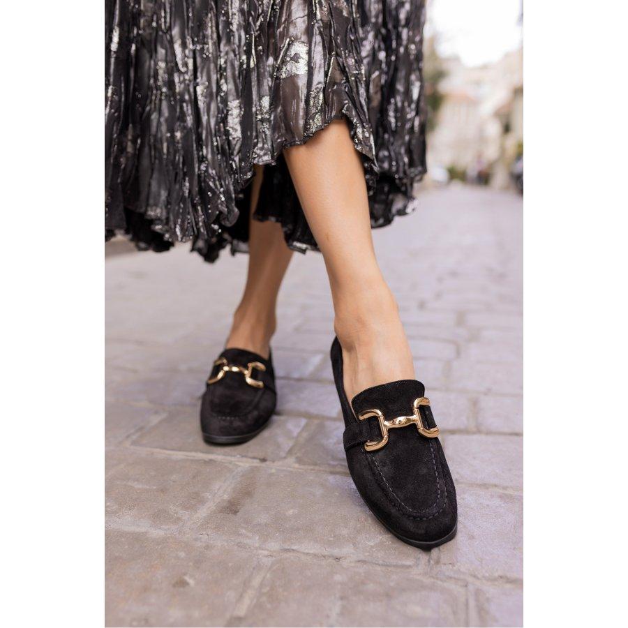 Women's Genuine Suede Leather Casual Loafers