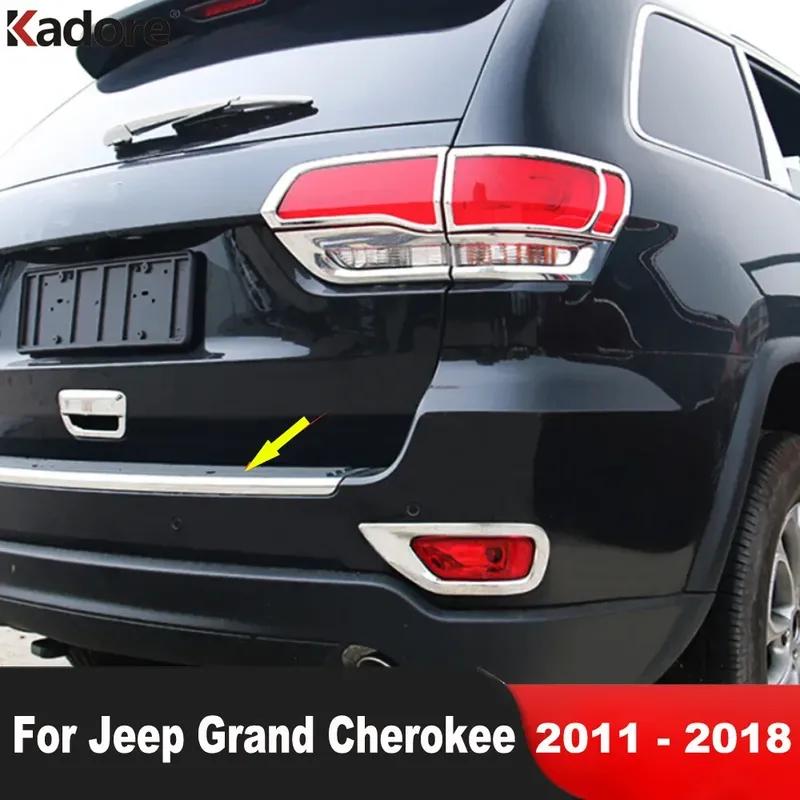For Jeep Grand Cherokee 2011-2016 2017 2018 Steel Car Rear Trunk Bumper Cover Trim Tailgate Door Sill Plate Guard Accessories