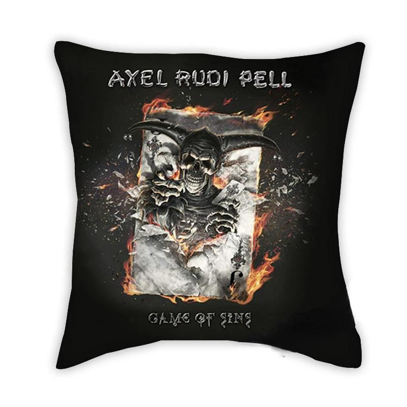 Axel Rudi Pell  Printed  Polyester Decorative Pillowcases Throw Pillow Cover Square Zipper Pillow Cases Gift  Pillowcases