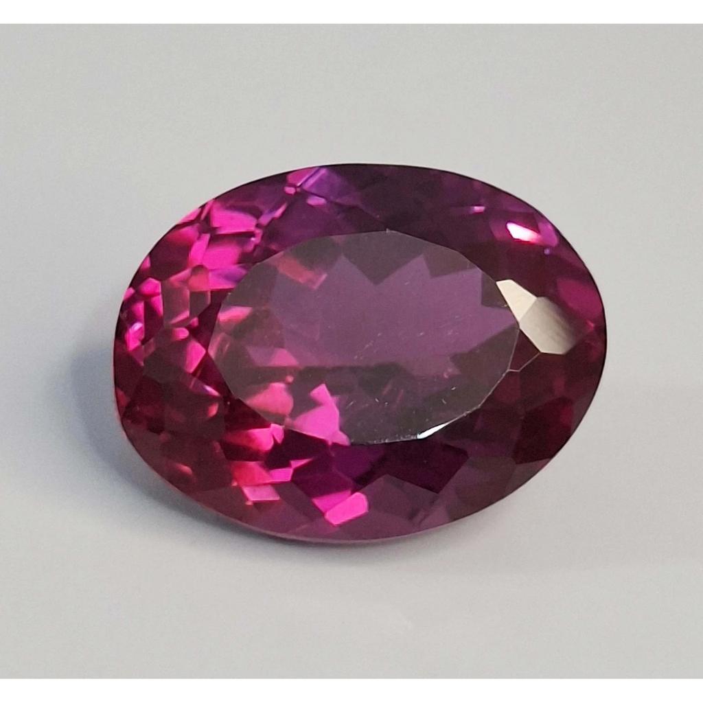 12-14 Ct Natural Pink Rhodolite Garnet Oval Cut Fabulous Certified Gemstone