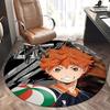 Volleyball,Haikyuu Chair Mat Round Rug Office carpet,Non Slip, Suitable for Living Rooms, Bedrooms Decor1205063a