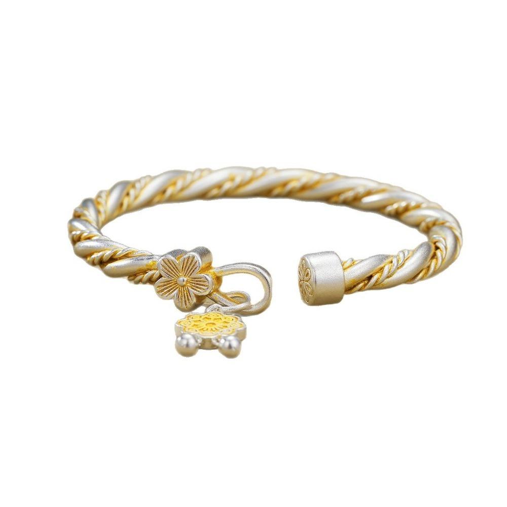 

Регулируемый браслет в китайском стиле, антикварный открытый браслет, браслет с кисточкой, культурная одежда Copper