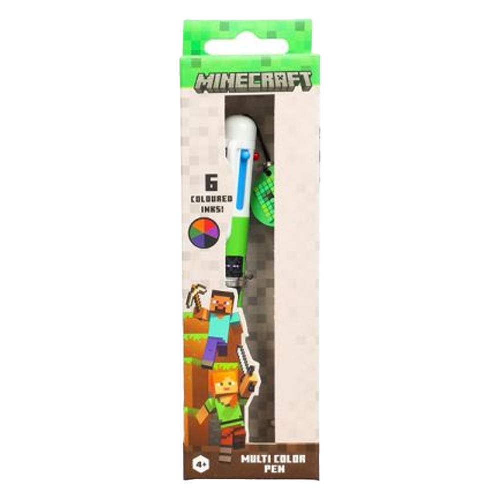 Minecraft Creeper Multicoloured Pen
