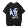 Summer Childrens Tshirt Street Style Anime Character Printing Unisex and Womens Pure Cotton Round Neck Parentchild Tshirt