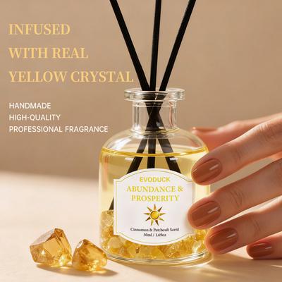 Flameless Reed Diffuser Set 50ml-Bottle With Essential Oil & Rattan Reeds Car Air Freshener Winter Christmas Gift Gift for Woman
