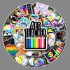 50 Colorful Rainbow Graffiti Stickers for Suitcases, Notebooks, Scooters, and Cars