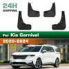 4 ST Bil Stänkskydd Stänkskydd Stänkskärmar Bil Stänkskydd Kompatibla med Kia carnival 2020 2021 2022 2023 2024