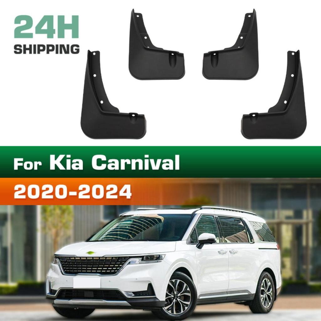 4 ST Bil Stänkskydd Stänkskydd Stänkskärmar Bil Stänkskydd Kompatibla med Kia carnival 2020 2021 2022 2023 2024