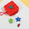 Reusable Silicone Card Holder Cartoon Hole Pattern Compact Wallet  Cartoon Money Bag For Daily Essential Storage