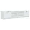 Vidaxl Szafki Pod Tv, 2 Szt., Białe, 80X35X36,5 Cm