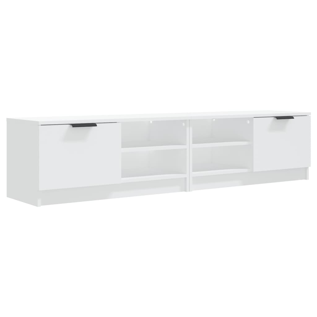 Vidaxl Szafki Pod Tv, 2 Szt., Białe, 80X35X36,5 Cm