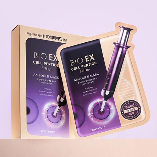 TONYMOLY Bio Ex Cell Peptide Fill Up Маска 30г*10шт Mask 30g*10ea
