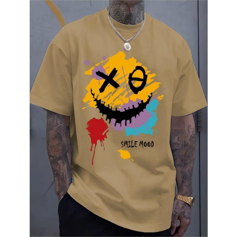 Men's Fashionable Round Neck T-shirt
