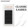 XIUSUZAKI New 3D W Eyelash Extension Matte Black Classic Individual Volume Lashes Extensions Short Stem Single 2D Y False Lash