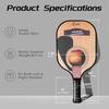 Luzz T700 Carbon Fiber Pickleball Paddles Sandblasted Surface USAP Approved Pickle Ball Rackets for All Skill Level